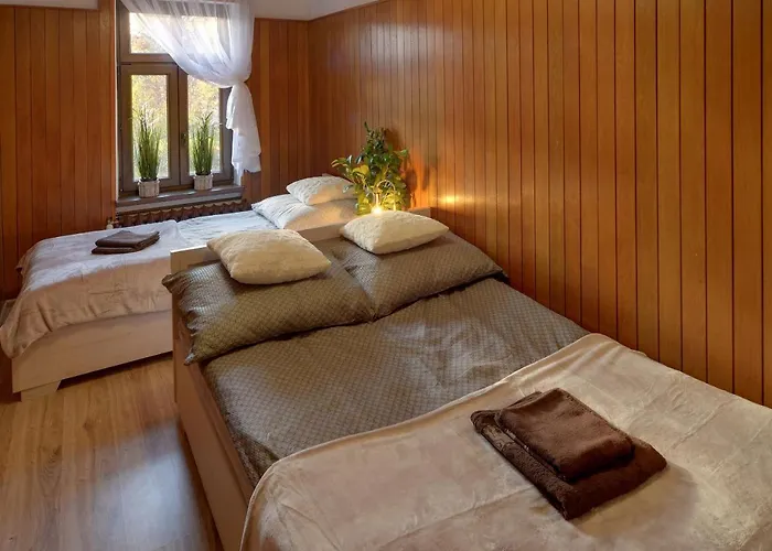 شقة Z Panorama Szrenicy - Duzy 70m2, 2 Sypialnie I Salon, Idealny Dla Duzej Grupy! شكلارسكا بوريبا