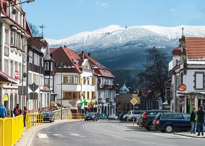 شقة Z Panorama Szrenicy - Duzy 70m2, 2 Sypialnie I Salon, Idealny Dla Duzej Grupy!